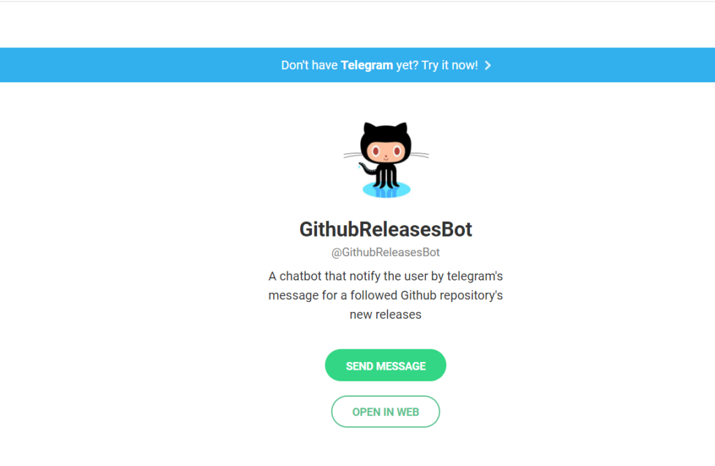 GitHubReleasesBot