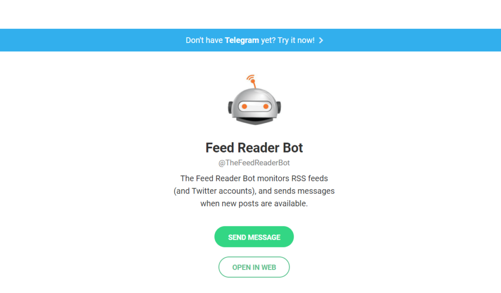 feed reader bot