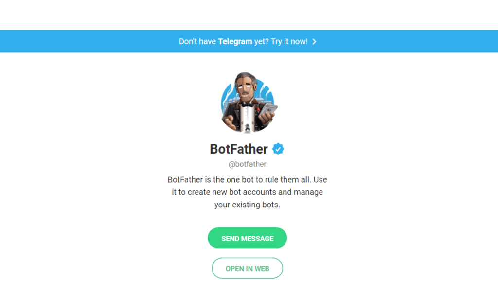 BotFather بات تلگرام